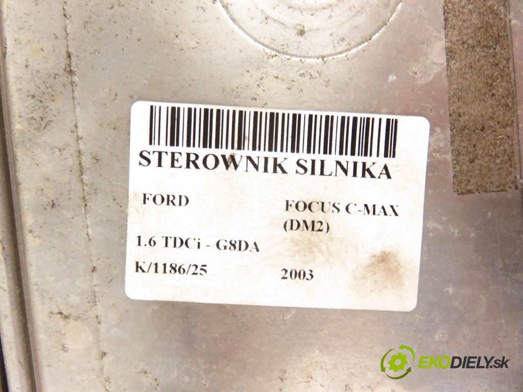 FORD FOCUS C-MAX (DM2) MINIVAN 2003 80,00 1.6 TDCi 109 - G8DA 1560,00 Riadiaca jednotka Motor 3M5A12A650JF ; 0281011263