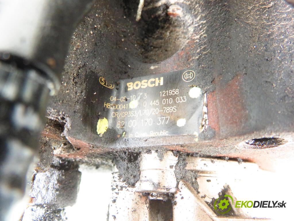 OPEL VIVARO A Skrzynia (X83) FURGON 2005 99,00 2.5 DTI 135 - G9U 730 2464,00 pumpa vysokého TLAK: 044501033 ; 8200170377