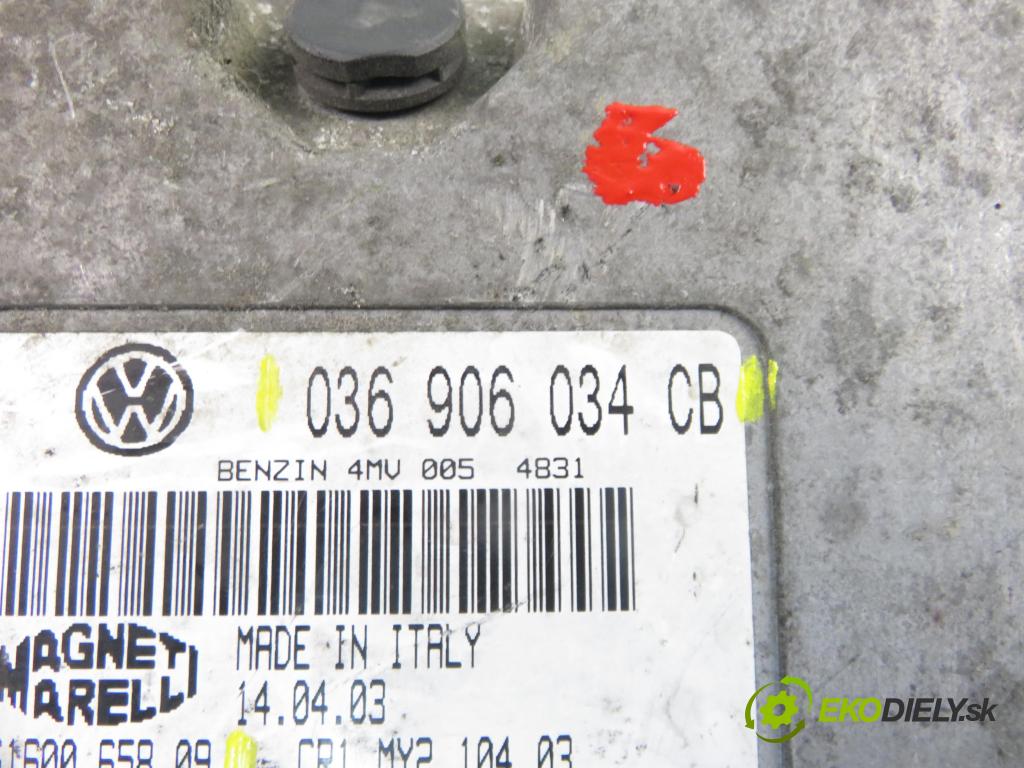SKODA FABIA I (6Y2) HB 2003 55,00 1.4 16V - BBY 1390,00 Riadiaca jednotka Motor 036906034CB ; IAW4MVCB ; 6160065809
