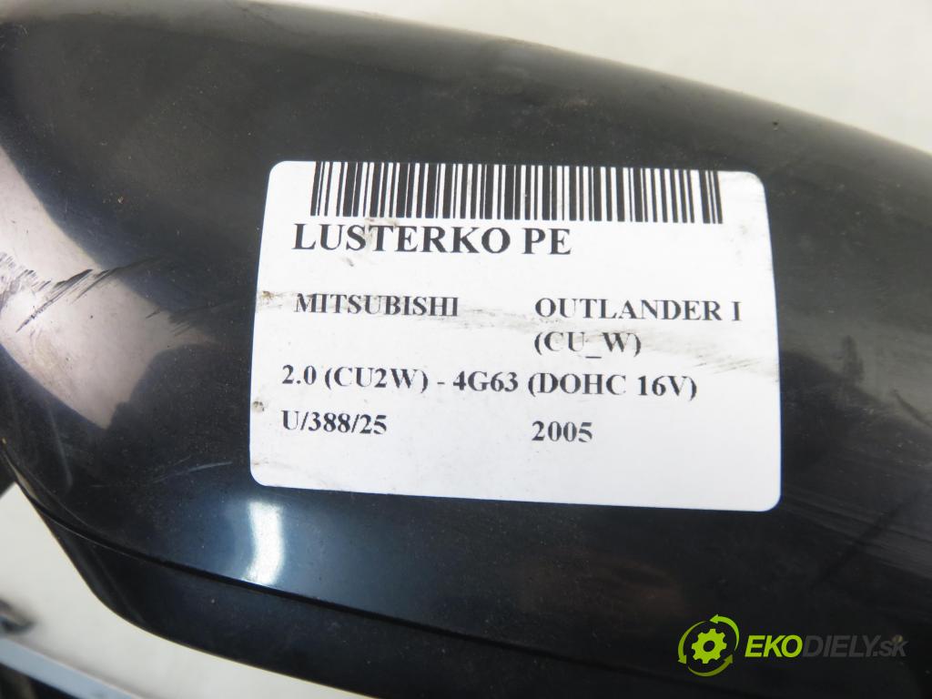 MITSUBISHI OUTLANDER I (CU_W) SUV 2005 100,00 2.0 (CU2W) - 4G63 (DOHC 16V) 1997,00 zpětné zrcátko