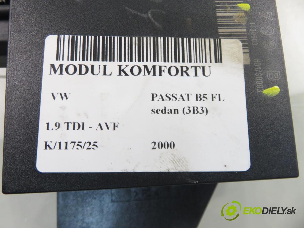 VW PASSAT B5.5 (3B3) SEDAN 2000 96,00 1.9 TDI PD 130 - AVF 1896,00 MODUL komfortu 1C0959799B ; 5DK00821400