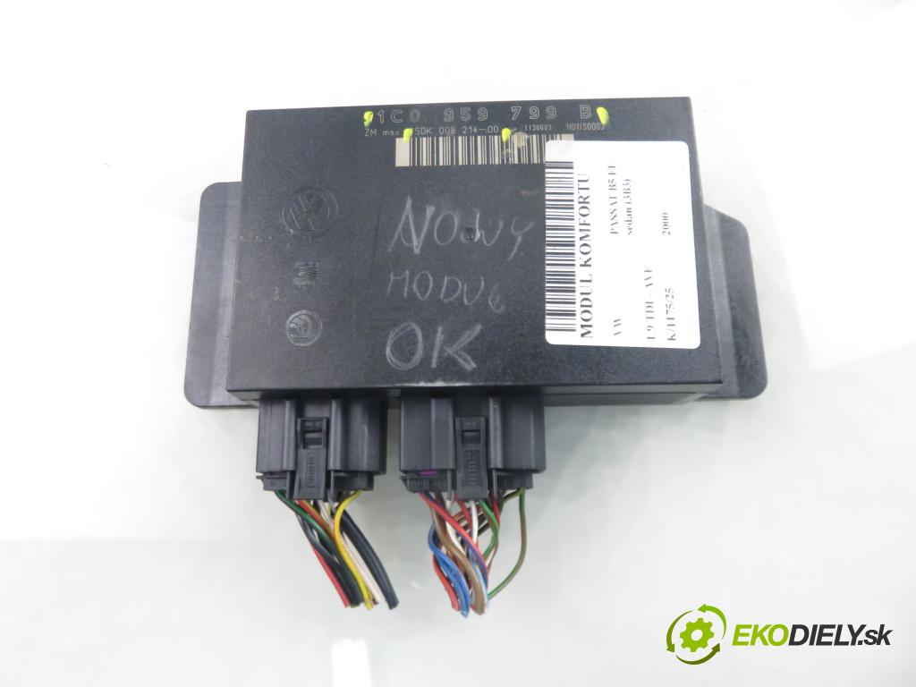 VW PASSAT B5.5 (3B3) SEDAN 2000 96,00 1.9 TDI PD 130 - AVF 1896,00 MODUL komfortu 1C0959799B ; 5DK00821400
