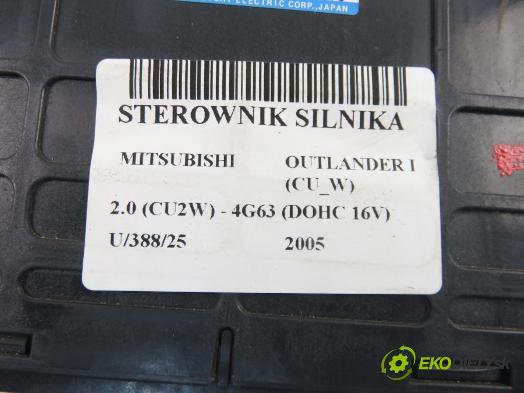 MITSUBISHI OUTLANDER I (CU_W) SUV 2005 100,00 2.0 (CU2W) - 4G63 (DOHC 16V) 1997,00 Riadiaca jednotka Motor 1860A154