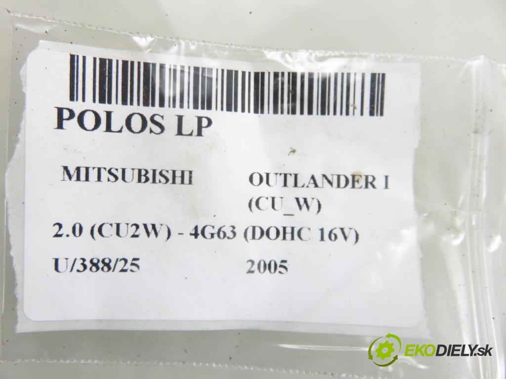MITSUBISHI OUTLANDER I (CU_W) SUV 2005 100,00 2.0 (CU2W) - 4G63 (DOHC 16V) 1997,00 Poloos LP 