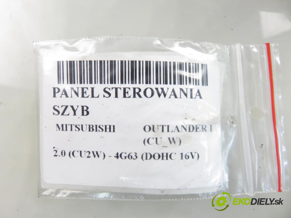 MITSUBISHI OUTLANDER I (CU_W) SUV 2005 100,00 2.0 (CU2W) - 4G63 (DOHC 16V) 1997,00 Panel ovládaní oken MR502231