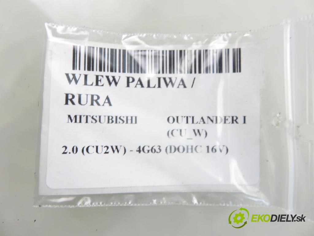 MITSUBISHI OUTLANDER I (CU_W) SUV 2005 100,00 2.0 (CU2W) - 4G63 (DOHC 16V) 1997,00 hrdlo nádrže paliva / Rúra