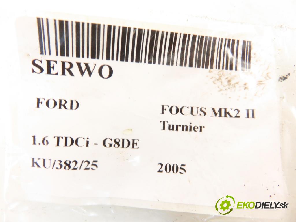 FORD FOCUS II Turnier (DA_, FFS, DS) KOMBI 2005 80,00 1.6 TDCi 109 - G8DE 1560,00 posilovač 3M512B195CF (Servočerpadlo)