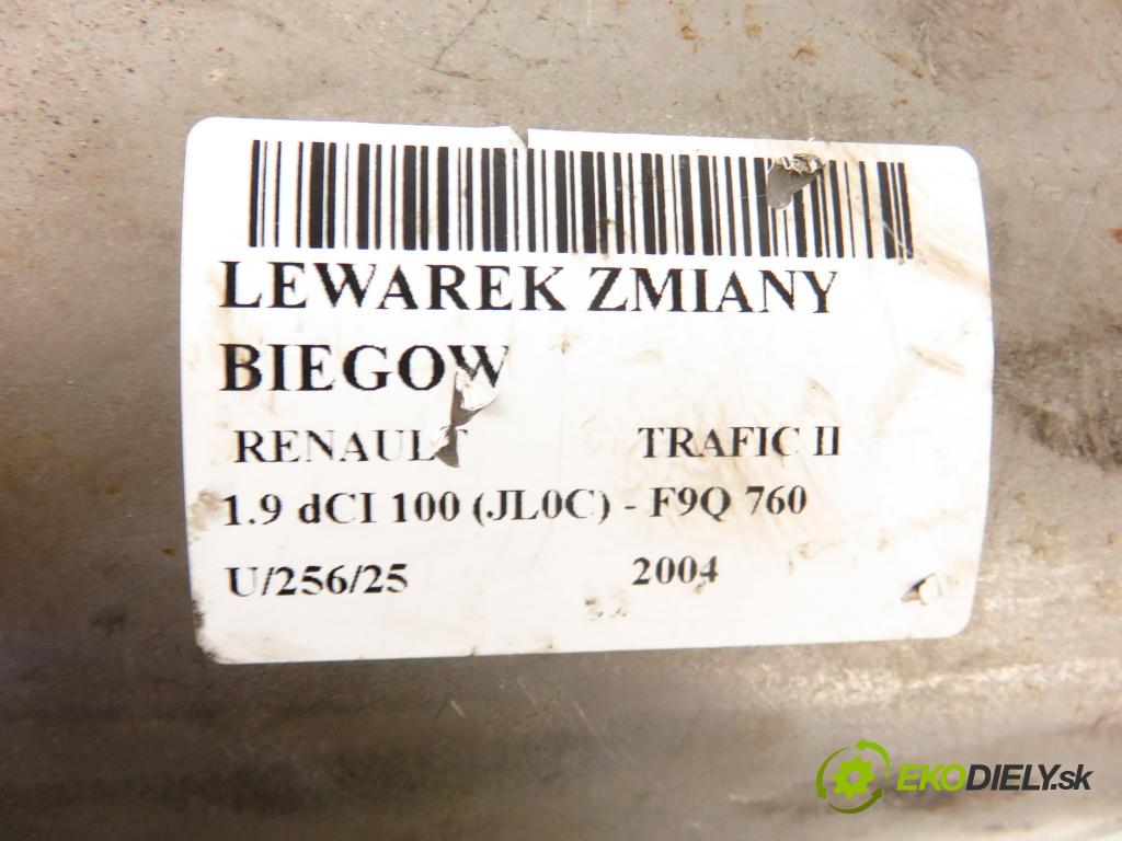 RENAULT TRAFIC II Autobus (JL) BUS 2004 74,00 1.9 dCI 100 (JL0C) - F9Q 760 1870,00 ZVEDÁK: M608747