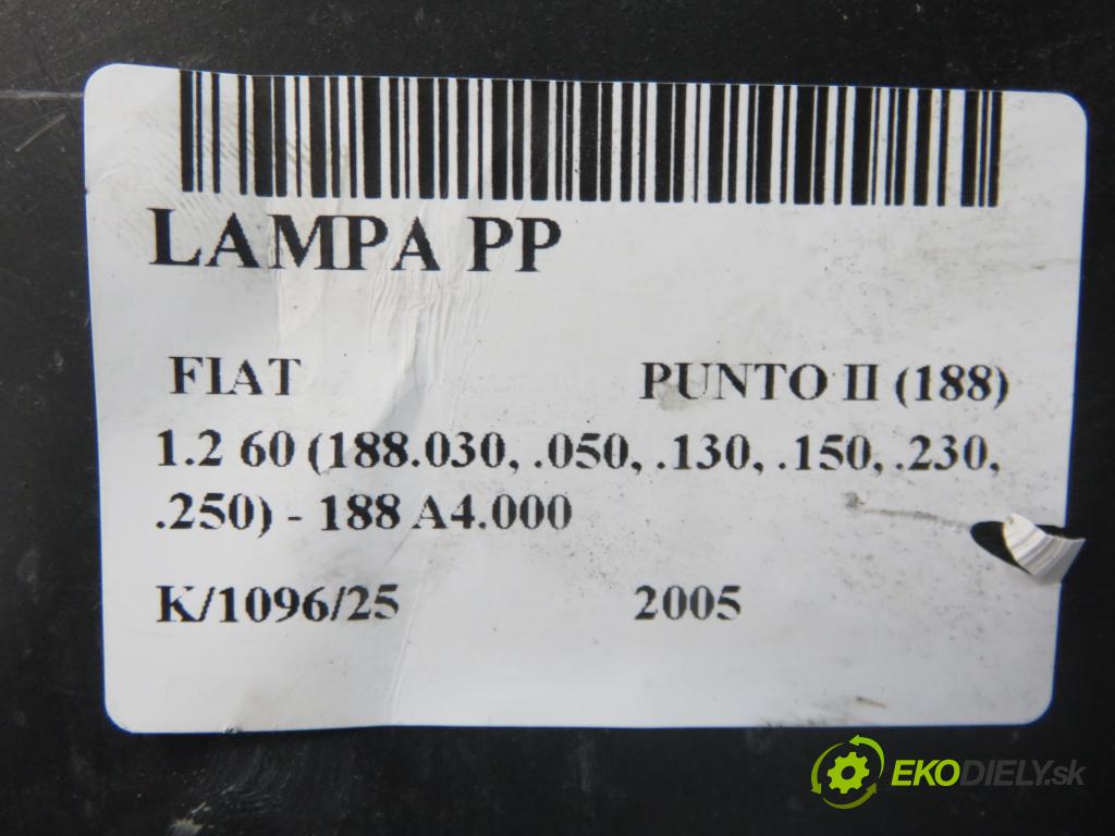 FIAT PUNTO (188_) HB 2005 44,00 1.2 60 - 188 A4.000 1242,00 Svetlo PP