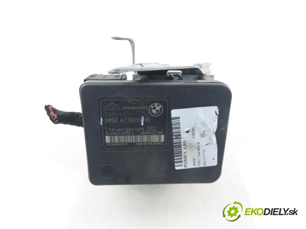 BMW 3 (E90) SEDAN 2006 95,00 318 i 129 - N46 B20 B 1995,00 Pumpa ABS 6772214 ; 10096008303 (Pumpa ABS)
