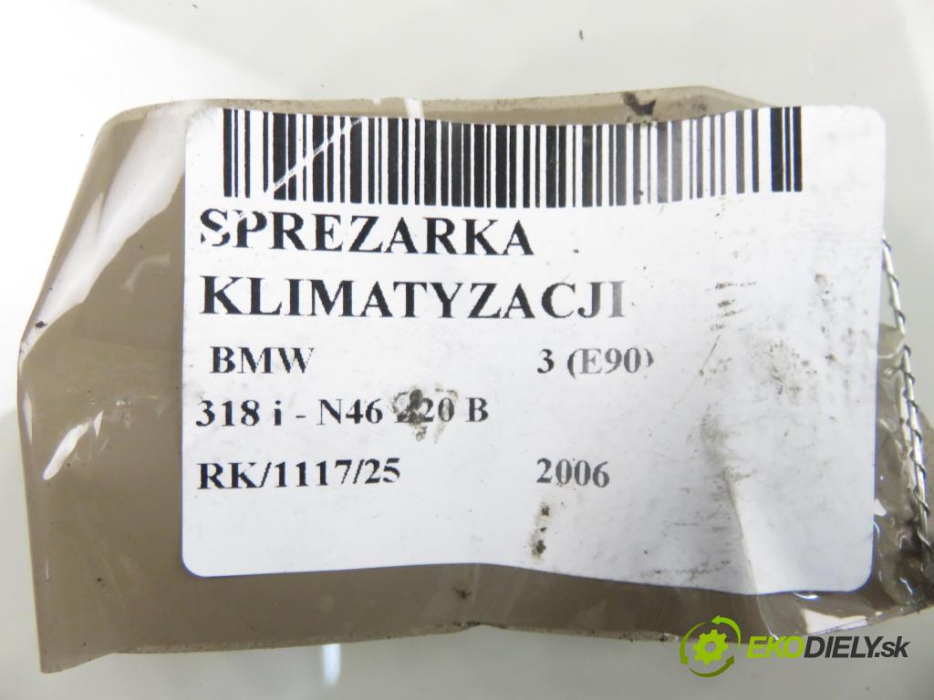 BMW 3 (E90) SEDAN 2006 95,00 318 i 129 - N46 B20 B 1995,00 KOMPRESOR: klimatizácie 6915380 (Kompresor klimatizácie)