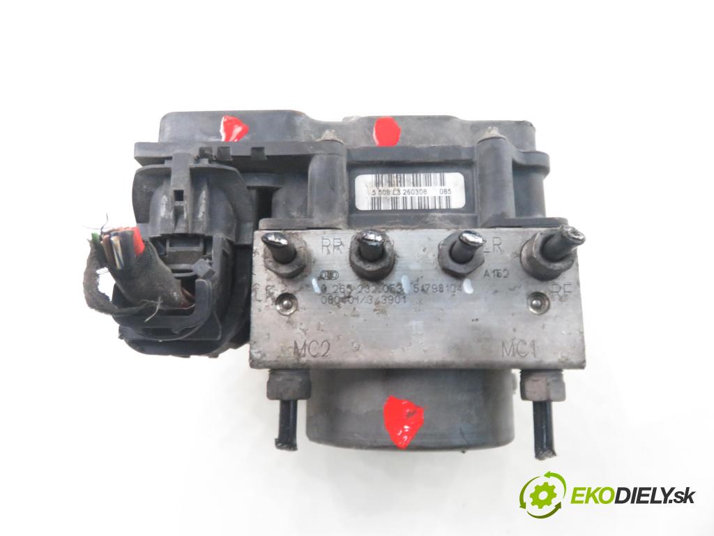 FIAT GRANDE PUNTO (199_) HB 2009 55,00 1.4 - 199 A7.000 1368,00 pumpa ABS 0265232053 ; 51798104 (Pumpa ABS)