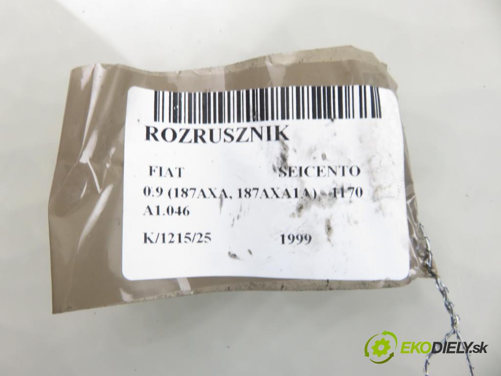 FIAT SEICENTO / 600 (187_) HB 1999 29,00 0.9 39 - 1170 A1.046 899,00 startér 63222908 (Startér)