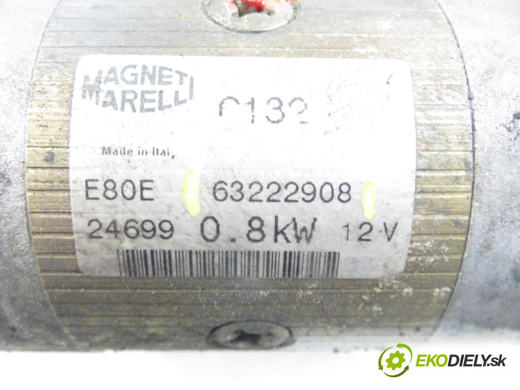 FIAT SEICENTO / 600 (187_) HB 1999 29,00 0.9 39 - 1170 A1.046 899,00 startér 63222908 (Startér)