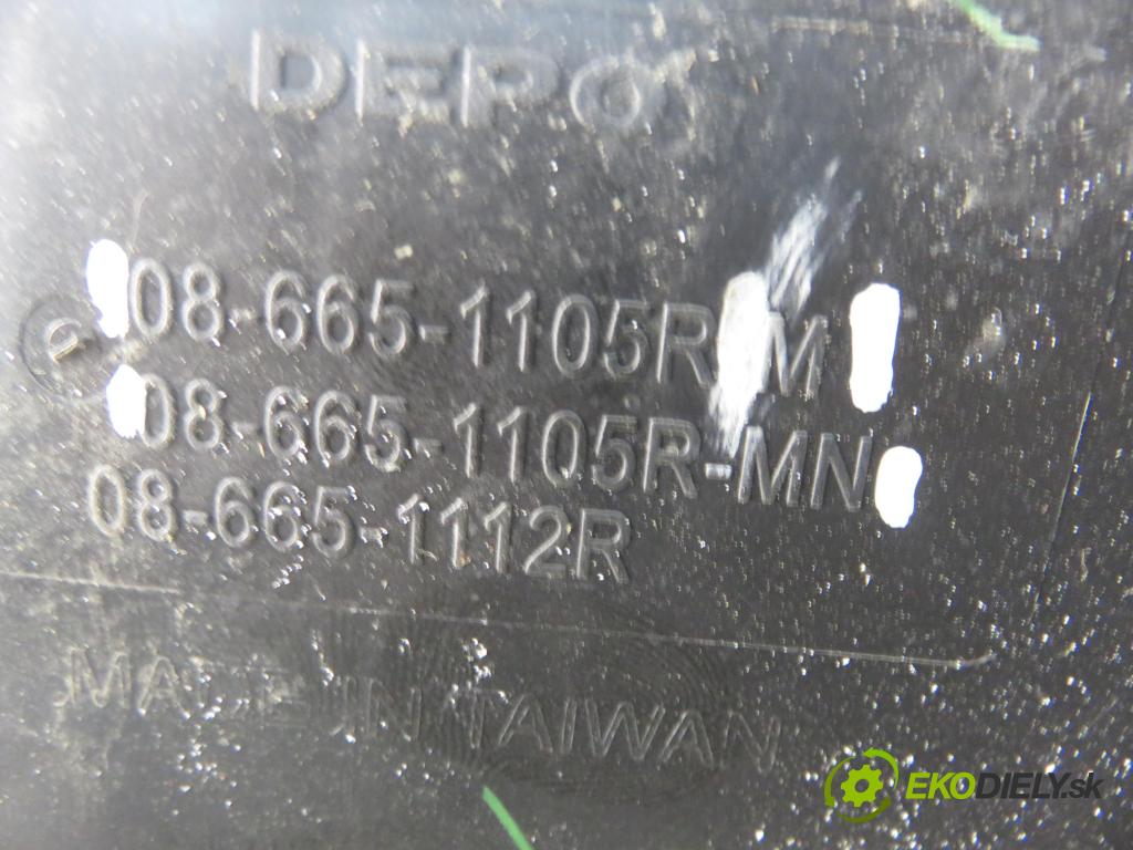 SKODA FABIA I (6Y2) HB 2001 44,00 1.4 MPi 60 - AZE 1397,00 Svetlo PP 086651105RM ; 086651105RMN