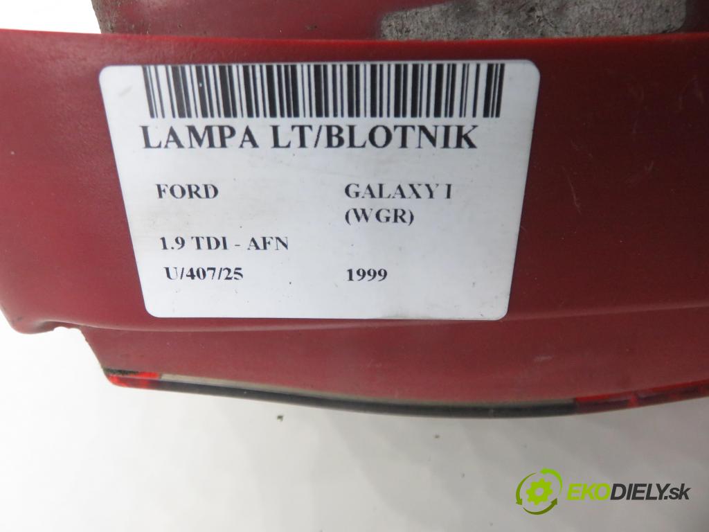 FORD GALAXY (WGR) MINIVAN 1999 81,00 1.9 TDI 110 - AFN 1896,00 světlo levé zadní