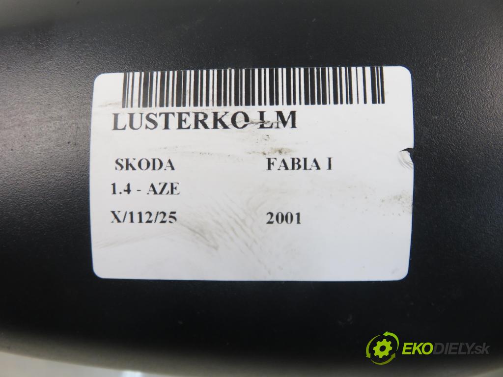 SKODA FABIA I (6Y2) HB 2001 44,00 1.4 MPi 60 - AZE 1397,00 Spätné zrkadlo 