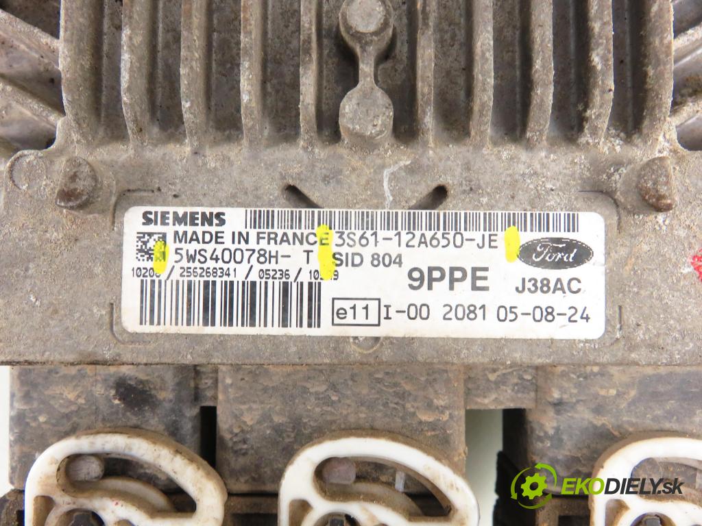 FORD FIESTA V (JH_, JD_) HB 2005 50,00 1.4 TDCi 8V 68 - F6JA 1399,00 Riadiaca jednotka Motor 3S6112A650JE ; 5WS40078HT