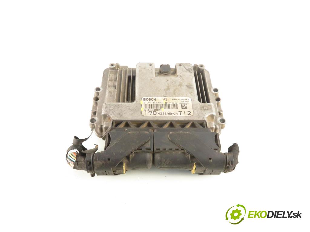 FIAT BRAVO II (198_) HB 2008 88,00 1.9 D Multijet - 192 A8.000 1910,00 Riadiaca jednotka Motor 51809689 ; 0281013577