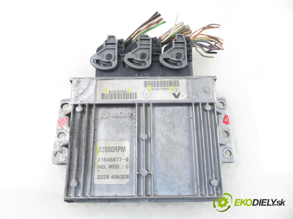 RENAULT CLIO II (BB_, CB_) HB 2002 55,00 1.2 16V (BB05, BB0W, BB11, BB27, BB2T, BB2U, BB2V, 1149,00 Riadiaca jednotka Motor 8200153834 ; 8200187028