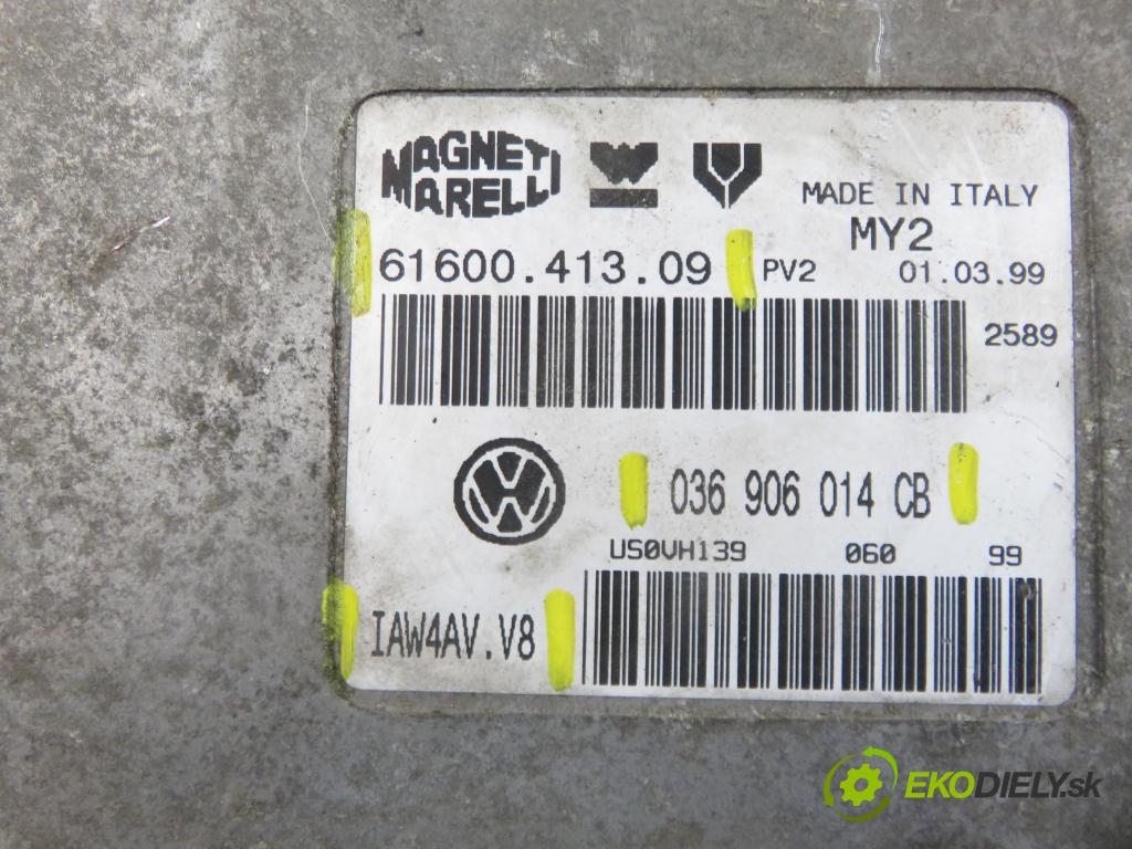 VW LUPO (6X1, 6E1) HB 1999 55,00 1.4 16V - AKQ 1390,00 Riadiaca jednotka Motor 036906014CB ; 6160041309 ; IAW4AVV8