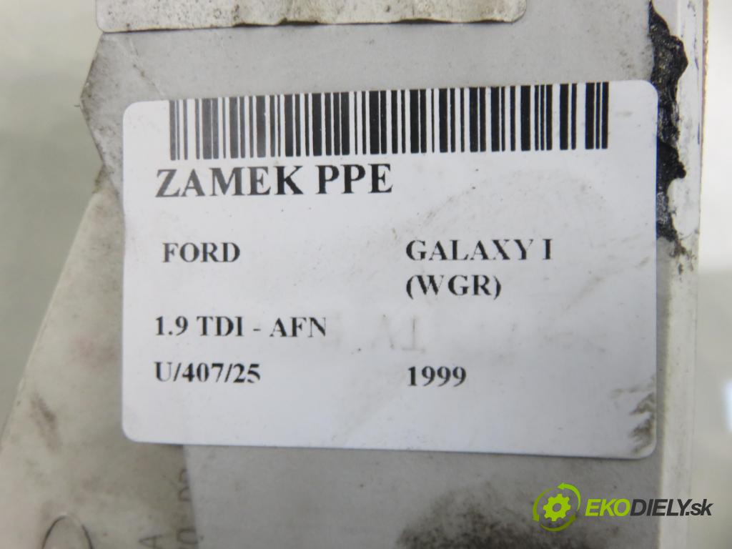 FORD GALAXY (WGR) MINIVAN 1999 81,00 1.9 TDI 110 - AFN 1896,00 zámok PPE 7M1837012AB ; 95VW0218A42BNYYEJ