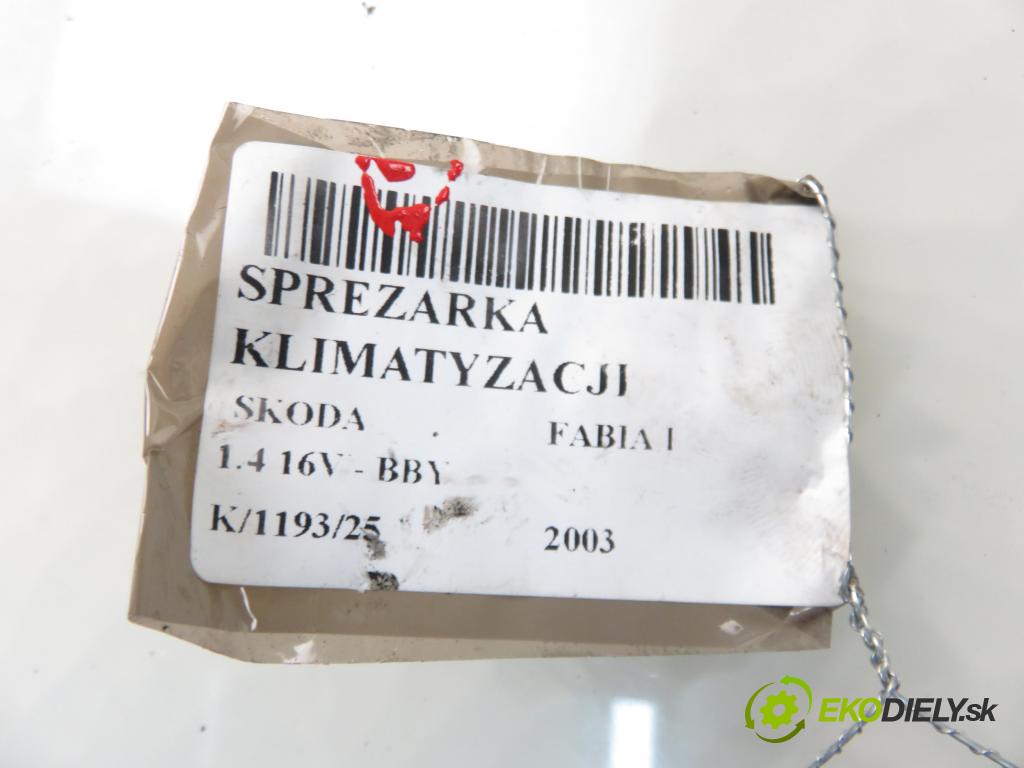 SKODA FABIA I (6Y2) HB 2003 55,00 1.4 16V - BBY 1390,00 KOMPRESOR: klimatizácie 6Q0820803D ; 4472208127 (Kompresor klimatizácie)