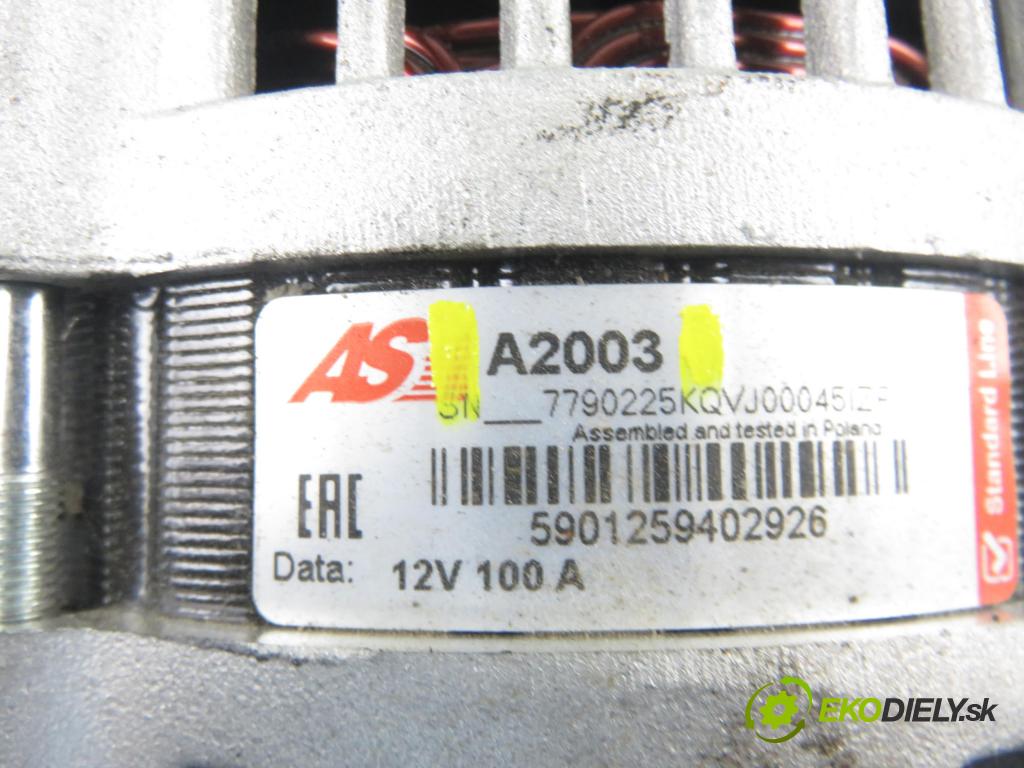 OPEL ASTRA G Kombi (T98) KOMBI 2004 55,00 1.7 DTI 16V - Y 17 DT 1686,00 Alternátor A2003 (Alternátor)