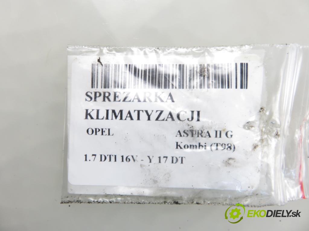 OPEL ASTRA G Kombi (T98) KOMBI 2004 55,00 1.7 DTI 16V - Y 17 DT 1686,00 KOMPRESOR: klimatizácie  (Kompresor klimatizácie)