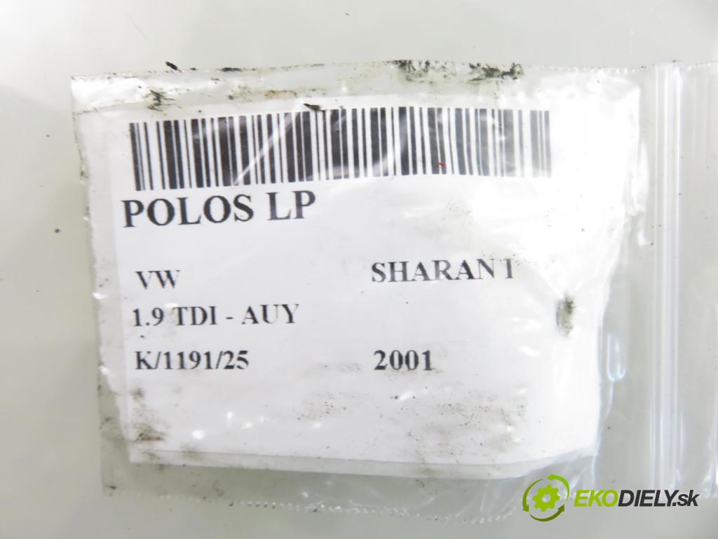VW SHARAN (7M8, 7M9, 7M6) MINIVAN 2001 85,00 1.9 TDI PD 115 - AUY 1896,00 Poloos LP 