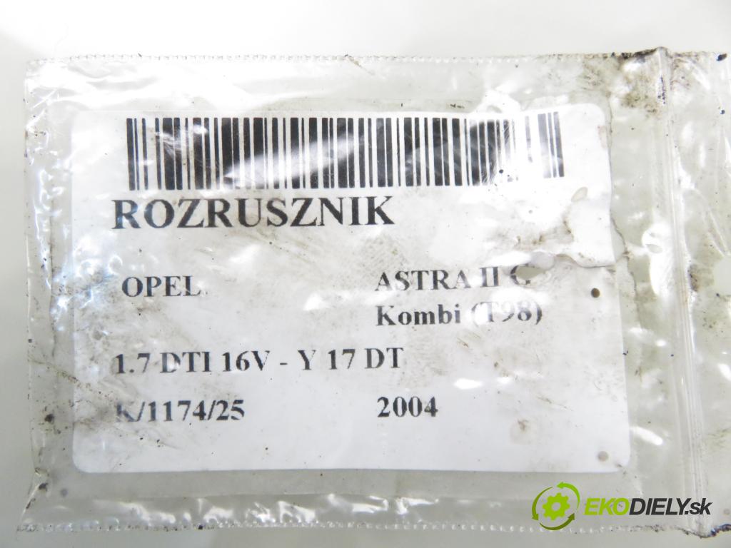 OPEL ASTRA G Kombi (T98) KOMBI 2004 55,00 1.7 DTI 16V - Y 17 DT 1686,00 Štartér 8971891181 (Štartér)