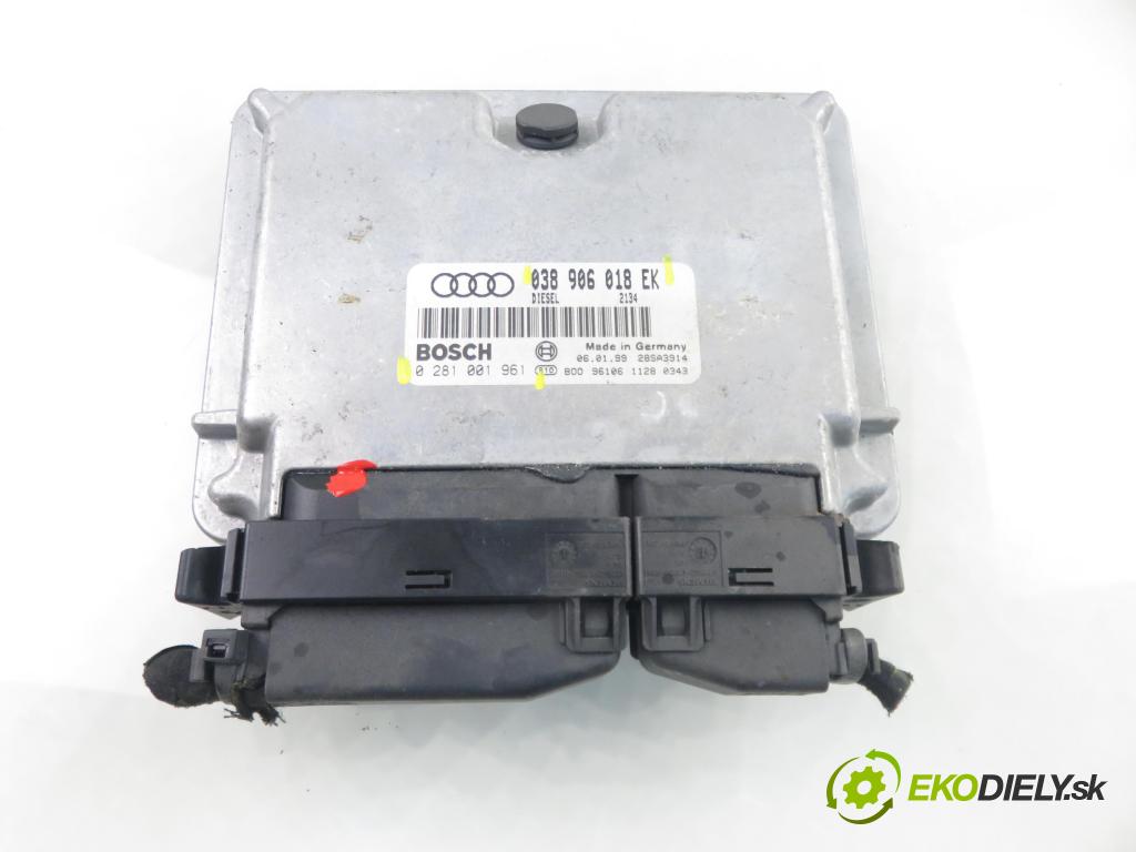 AUDI A4 (8D2, B5) SEDAN 2000 81,00 1.9 TDI 110 - AFN 1896,00 Riadiaca jednotka Motor 038906018EK ; 0281001961