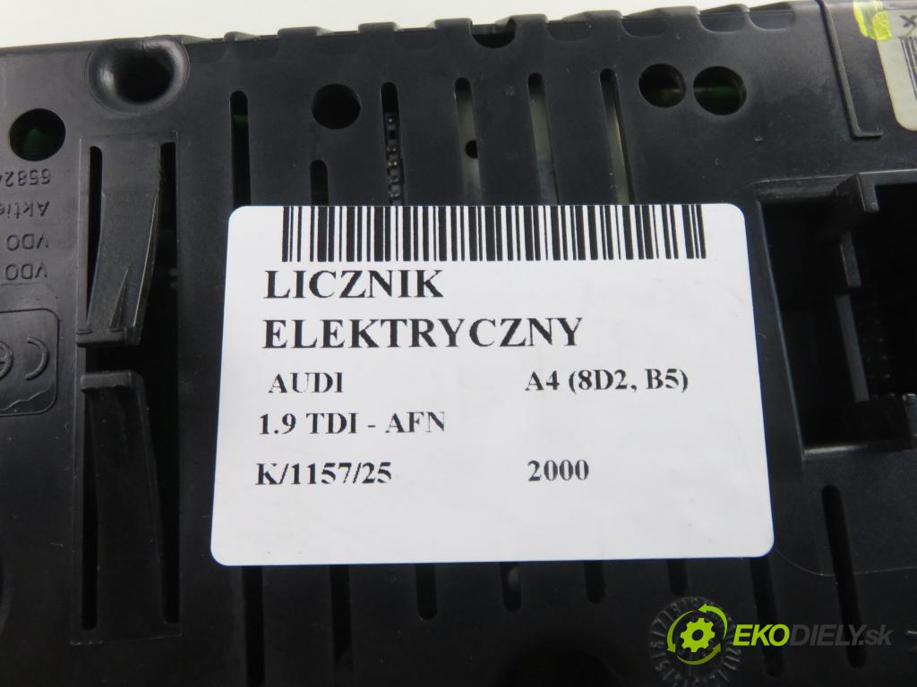 AUDI A4 (8D2, B5) SEDAN 2000 81,00 1.9 TDI 110 - AFN 1896,00 Prístrojovka elektrický 8D0919881HX