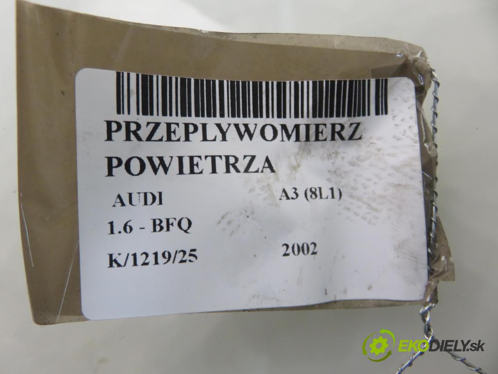 AUDI A3 (8L1) HB 2002 75,00 1.6 8V 102 - BFQ 1595,00 váha vzduchu vzduchu AFH6010C ; 06A906461B