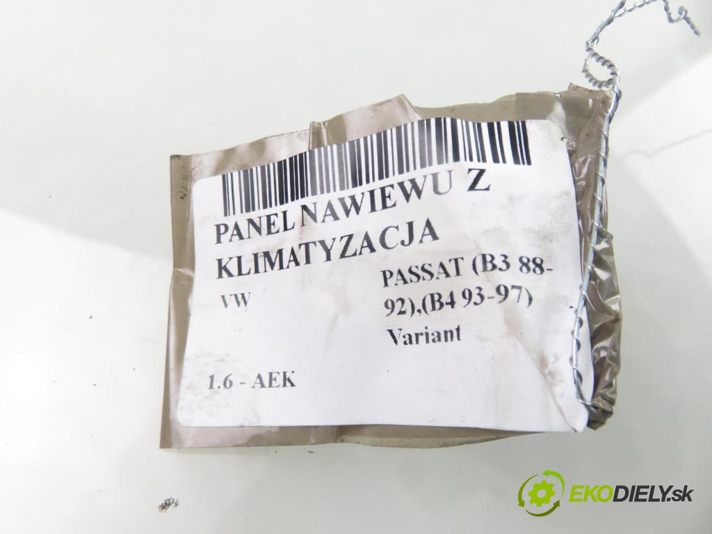 VW PASSAT B3/B4 Variant (3A5, 35I) KOMBI 1994 74,00 1.6 - AEK 1595,00 Panel kúrenia KLIMATIZACE: 357819045A