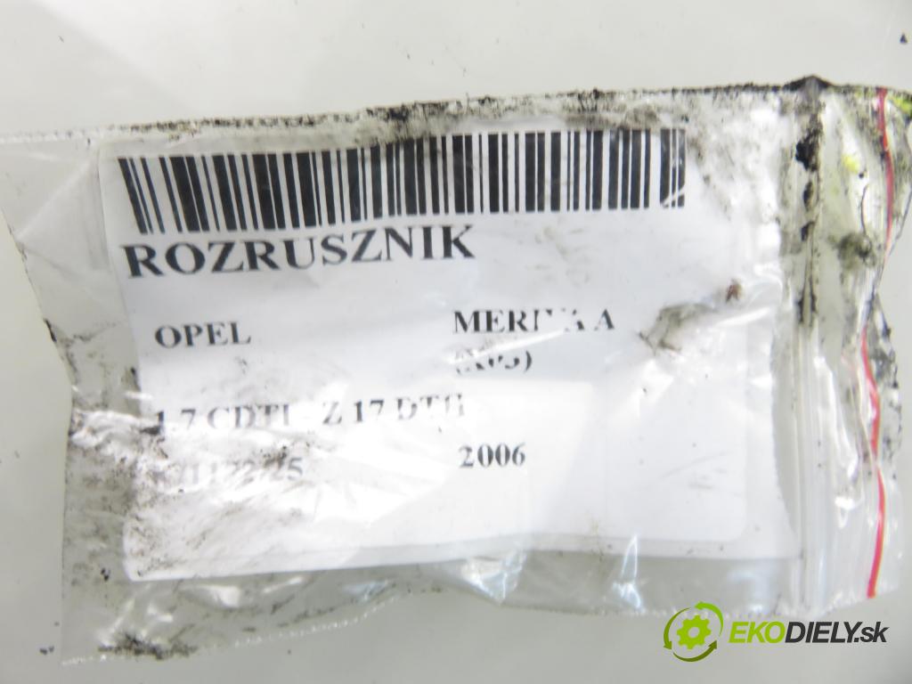 OPEL MERIVA A nadwozie wielkoprzestrzenne (MPV) (X03) HB 2006 74,00 1.7 CDTI 100 - Z 17 DTH 1686,00 Štartér 8971891181 ; S114829B (Štartér)