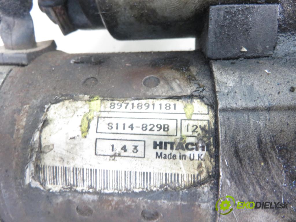 OPEL MERIVA A nadwozie wielkoprzestrzenne (MPV) (X03) HB 2006 74,00 1.7 CDTI 100 - Z 17 DTH 1686,00 Štartér 8971891181 ; S114829B (Štartér)