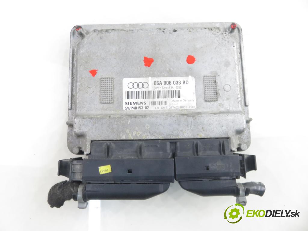 AUDI A3 (8L1) HB 2002 75,00 1.6 8V 102 - BFQ 1595,00 Riadiaca jednotka Motor 06A906033BD