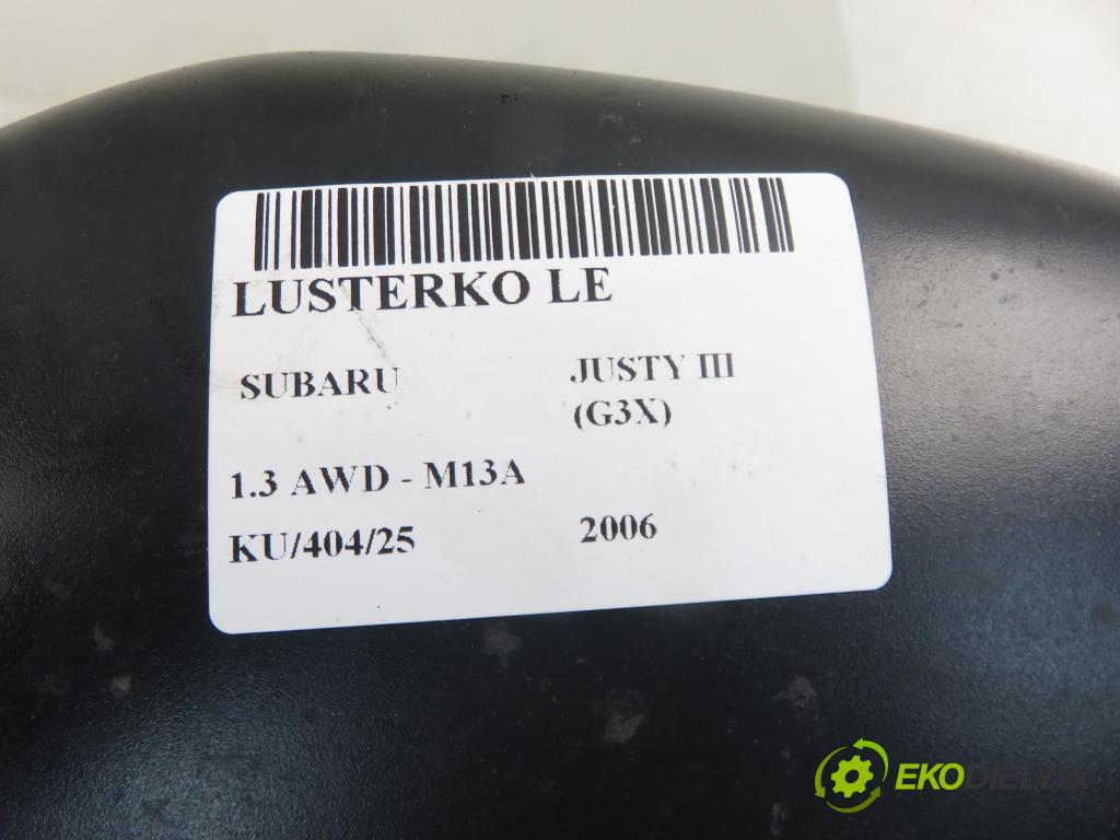 SUBARU JUSTY III (G3X) HB 2006 69,00 1.3 AWD 94 - M13A 1328,00 zpětné zrcátko LE