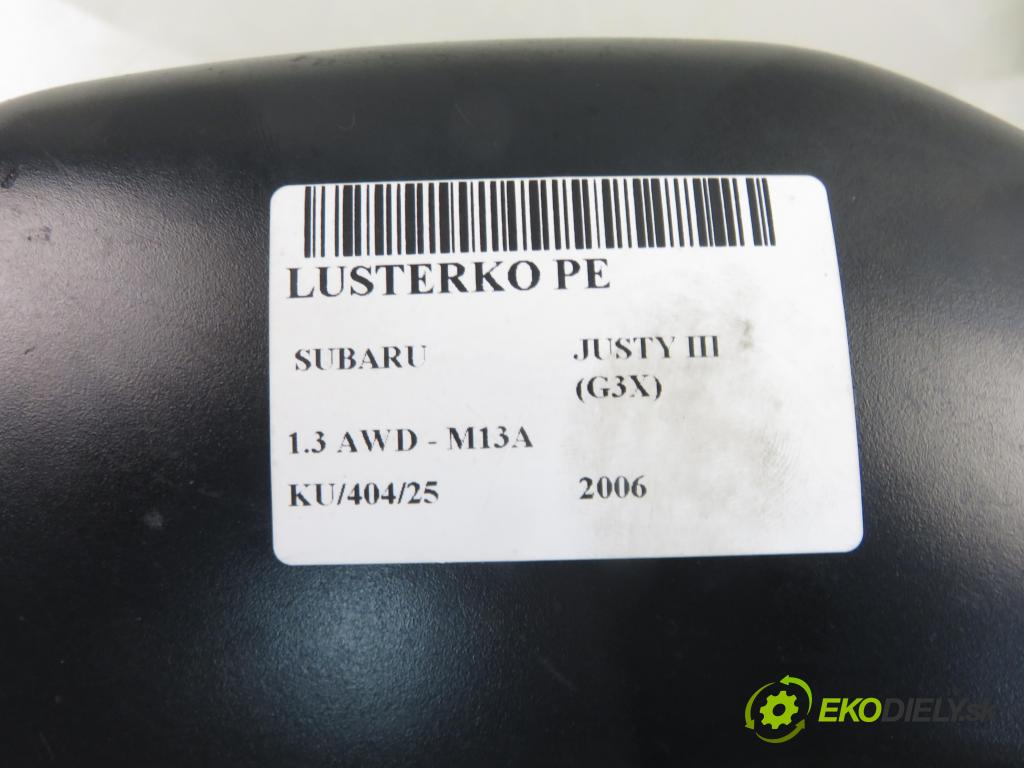SUBARU JUSTY III (G3X) HB 2006 69,00 1.3 AWD 94 - M13A 1328,00 zpětné zrcátko