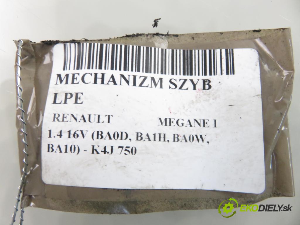 RENAULT MEGANE I (BA0/1_) FASTBACK 2002 70,00 1.4 16V 95 - K4J 750 1390,00 mechanismus oken