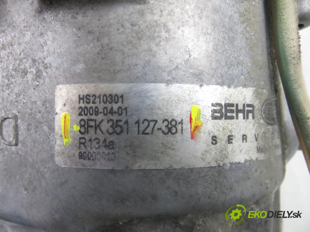 AUDI A3 (8L1) HB 2002 75,00 1.6 8V 102 - BFQ 1595,00 KOMPRESOR: klimatizace 8FK351127381 (Kompresor klimatizace)