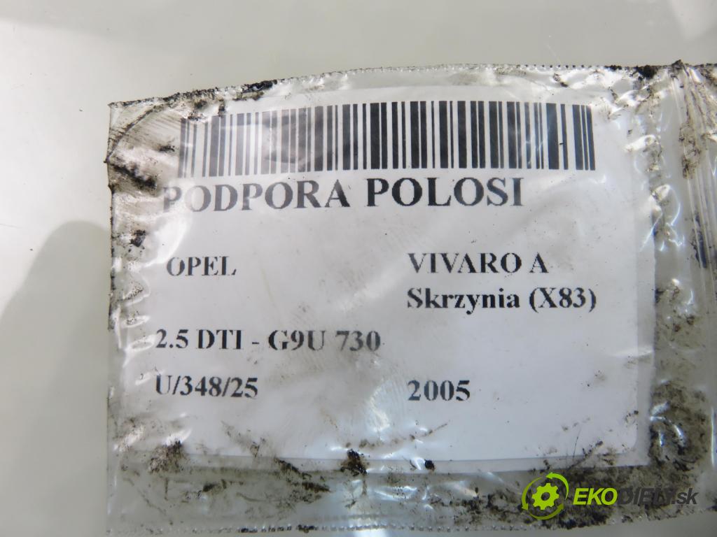 OPEL VIVARO A Skrzynia (X83) FURGON 2005 99,00 2.5 DTI 135 - G9U 730 2464,00 podpěra poloosi 8200049238 ; 8200049238H
