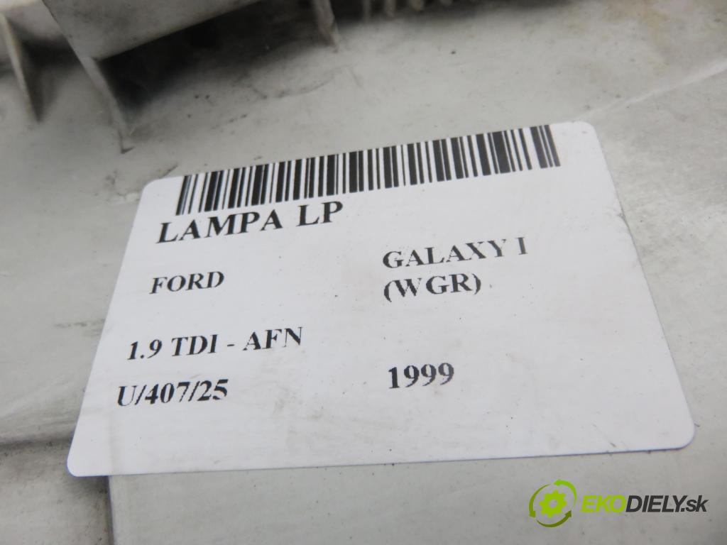 FORD GALAXY (WGR) MINIVAN 1999 81,00 1.9 TDI 110 - AFN 1896,00 Svetlo LP 7M1941015J ; 95VW13005VC ; 0301048311