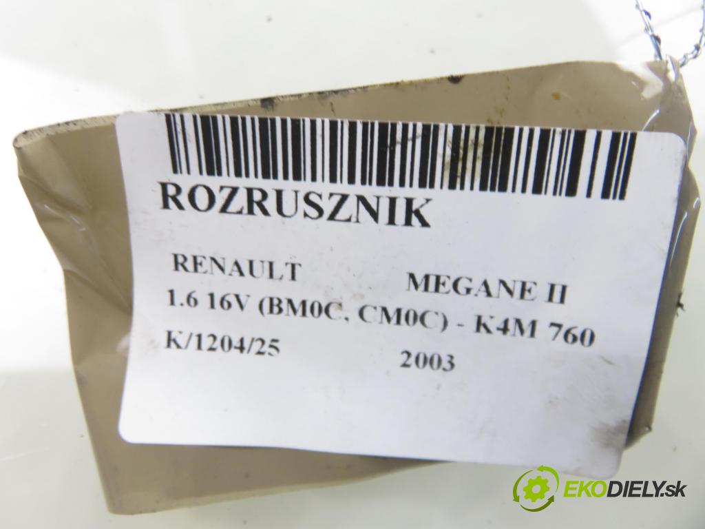 RENAULT MEGANE II (BM0/1_, CM0/1_) HB 2003 83,00 1.6 16V 113 - K4M 760 1598,00 Štartér 5901259421743 (Štartér)