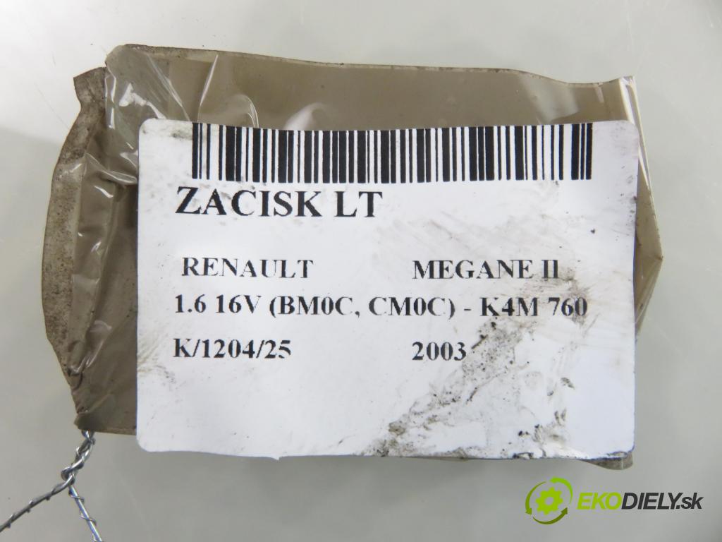 RENAULT MEGANE II (BM0/1_, CM0/1_) HB 2003 83,00 1.6 16V 113 - K4M 760 1598,00 Brzdič strmeň LT 