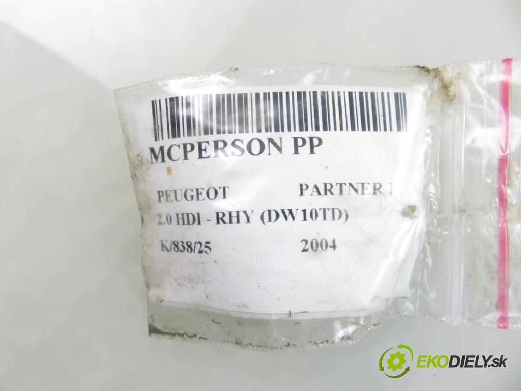 PEUGEOT PARTNER Combispace (5F) KOMBIVAN 2004 66,00 2.0 HDI - RHY (DW10TD) 1997,00 MCPERSON PP 