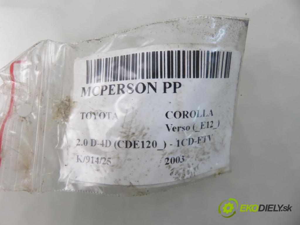TOYOTA COROLLA Verso (_E12_) MINIVAN 2003 66,00 2.0 D-4D (CDE120_) - 1CD-FTV 1995,00 MCPERSON PP 