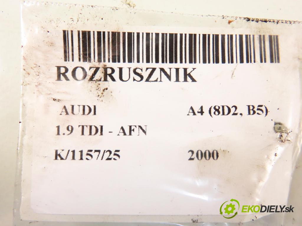 AUDI A4 (8D2, B5) SEDAN 2000 81,00 1.9 TDI 110 - AFN 1896,00 Štartér 068911024E (Štartér)