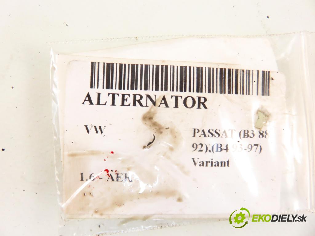 VW PASSAT B3/B4 Variant (3A5, 35I) KOMBI 1994 74,00 1.6 - AEK 1595,00 Alternátor 028903025Q ; 0123320001 (Alternátor)